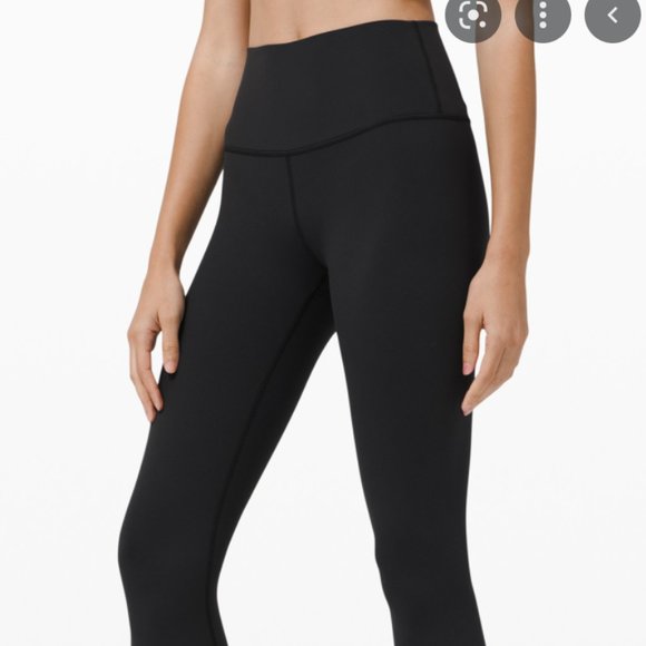 lululemon athletica Pants - lululemon wunder under plain black leggings